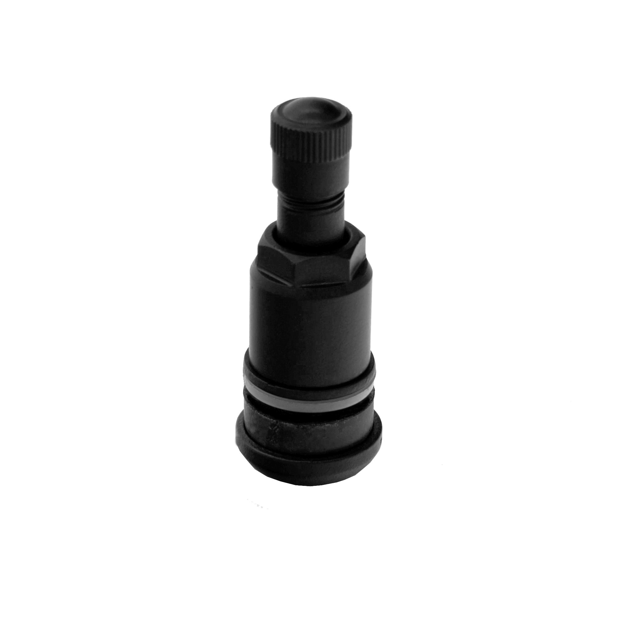 1 Stück Premium Metallventil Messing - MS525 - schwarz matt HT Beschichtung