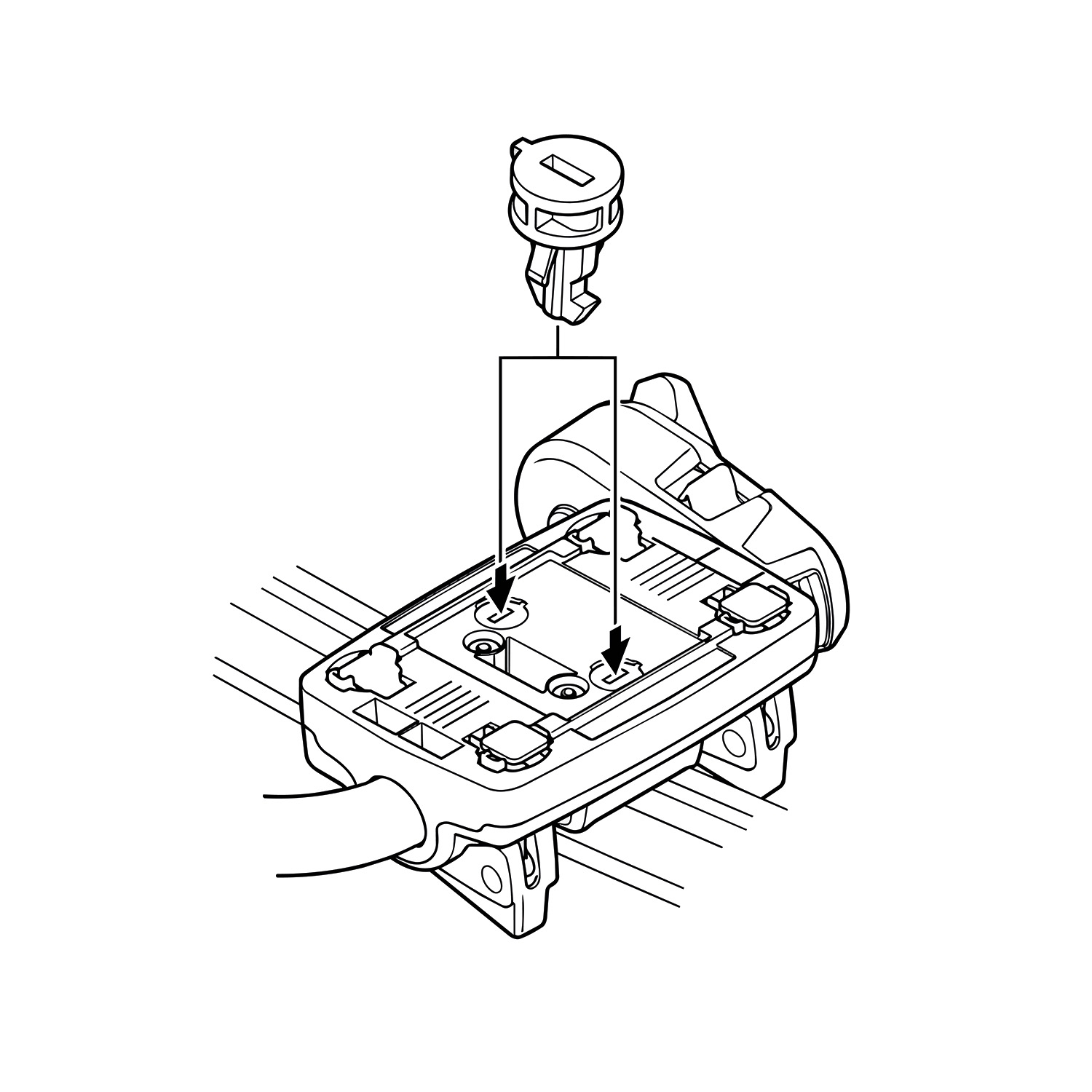 Lock cylinder _ Fastener 598001