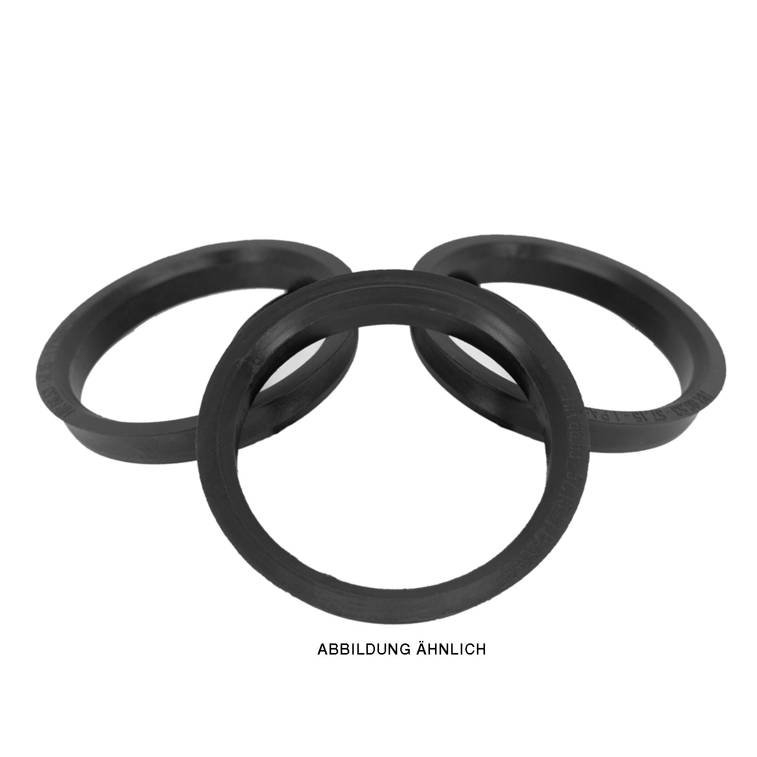 4x Universal-Zentrierring 67.1-66.1 mm für Alufelgen