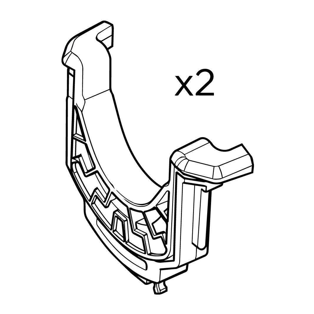 Bike arm pad claw kit