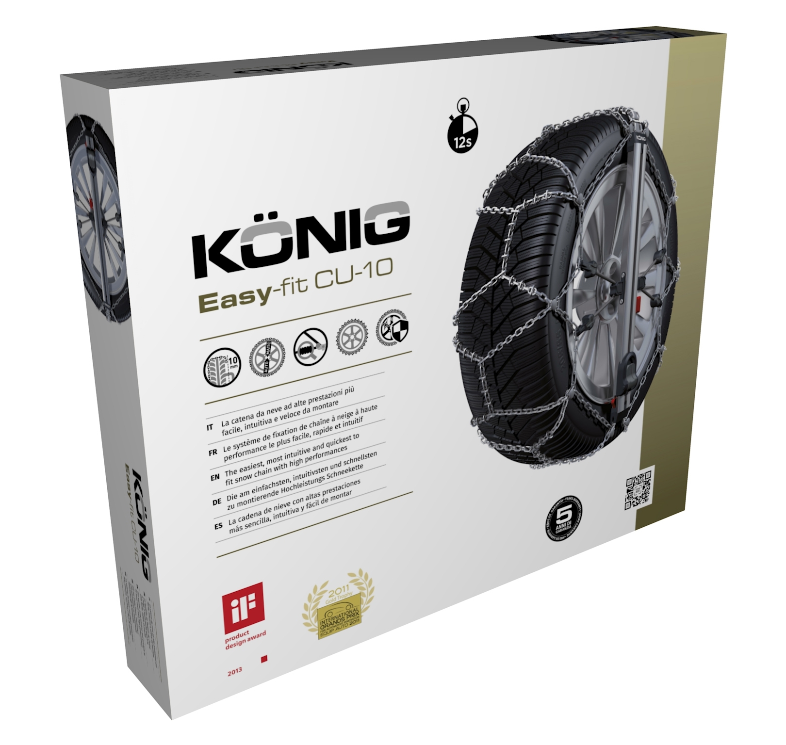 König Easy Fit CU-10 Schneekette  060