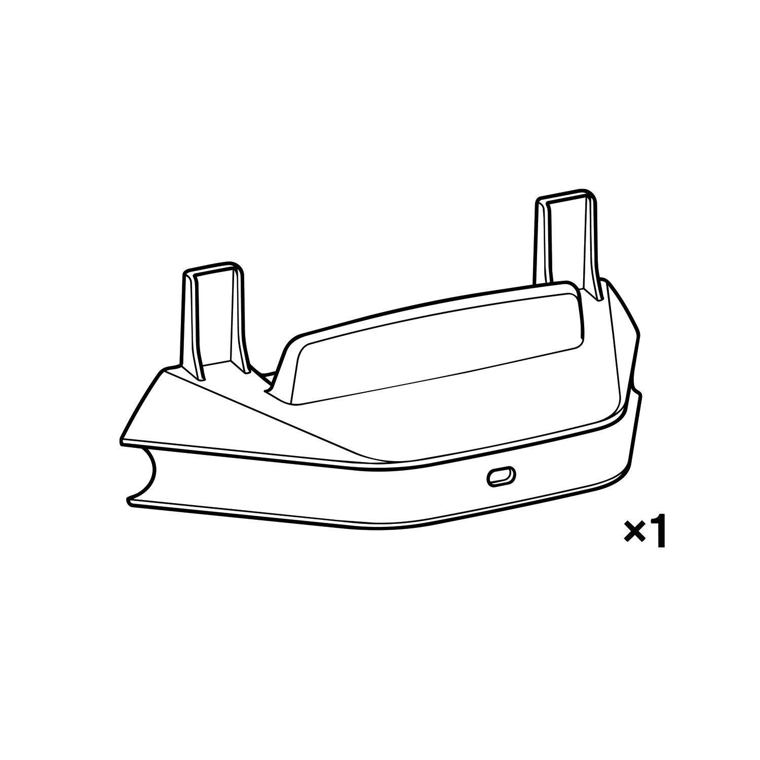 Cover Foot Pedal, grey