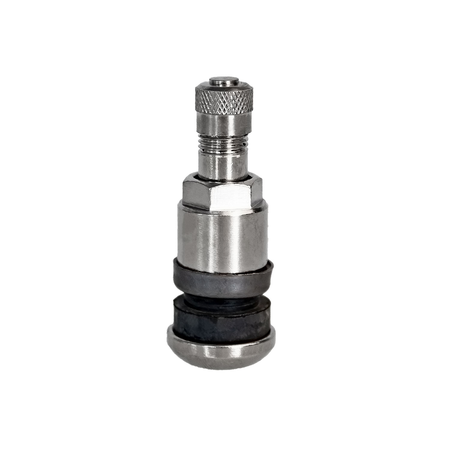 4  Stück Metallventil Messing - MS525N - silber