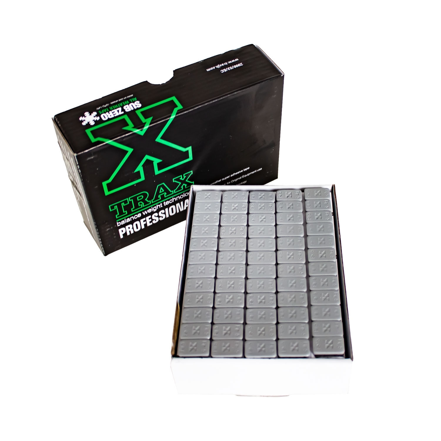 614C TRAX 60g Riegel silber - Klebegewichte Sub Zero All Weather Tape 50 Riegel
