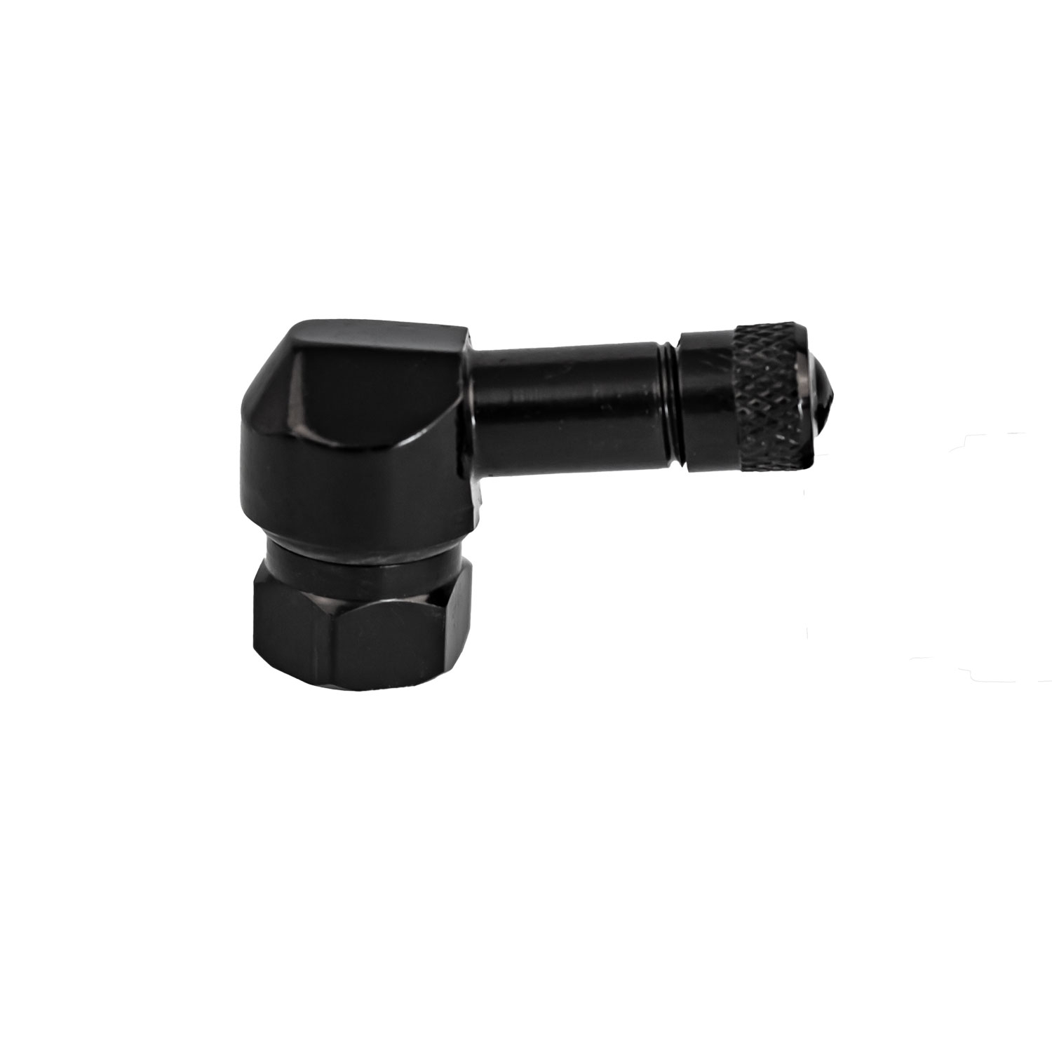 Clamp-In Motorrad Alu-Ventil Schwarz 8,3 mm
