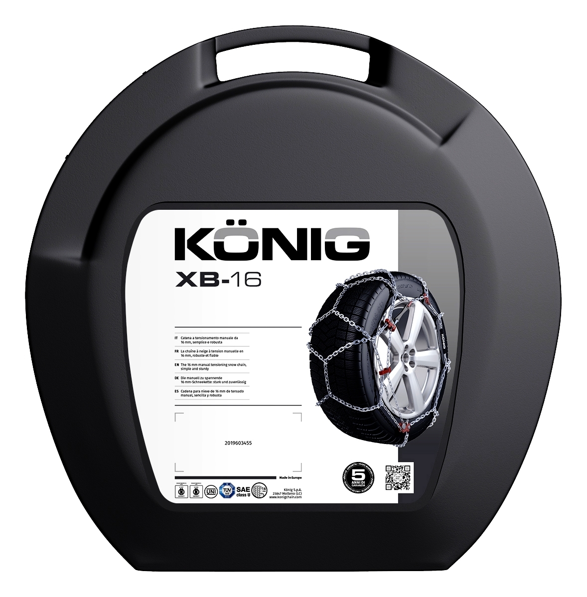 KÖNIG Schneekette XB-16 Kettengruppe 210