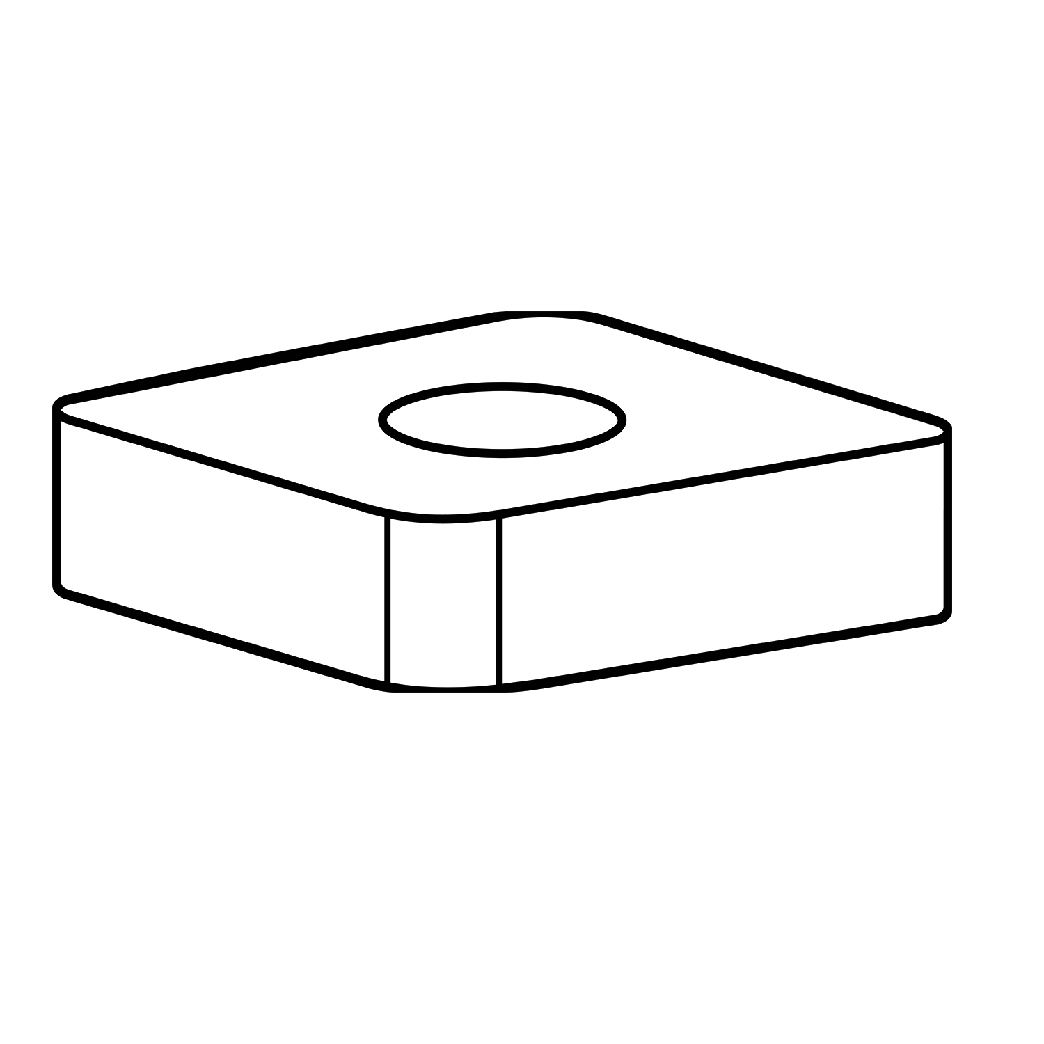 Thule Square Nut M6 - Thule ProBar