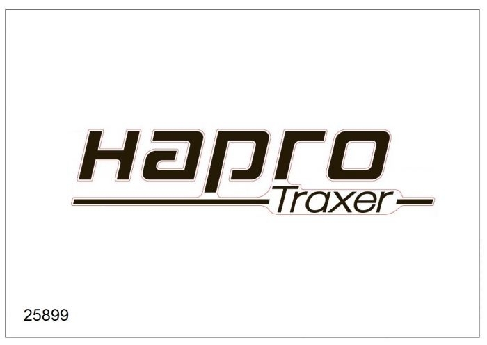 Aufkleber Hapro Traxer schwarz