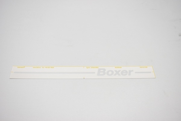 Hapro Aufkleber „Boxer“ silber