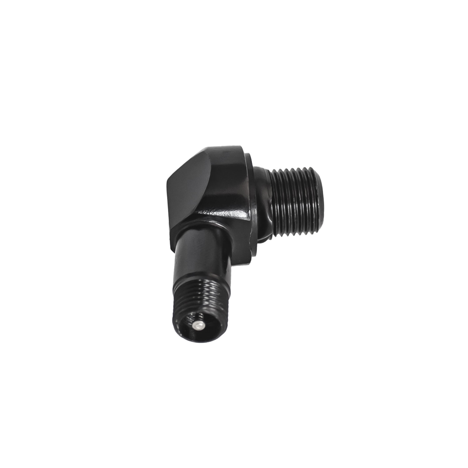 100 Stück - Clamp-In Motorrad Alu-Ventil Schwarz 11,3 mm