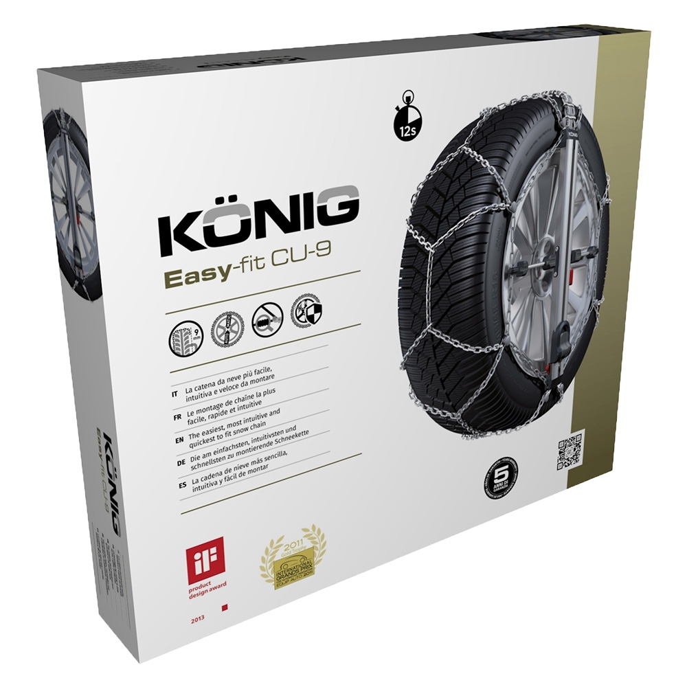 Schneekettenset f. Lexus CT200h (2017) 215/45 R17