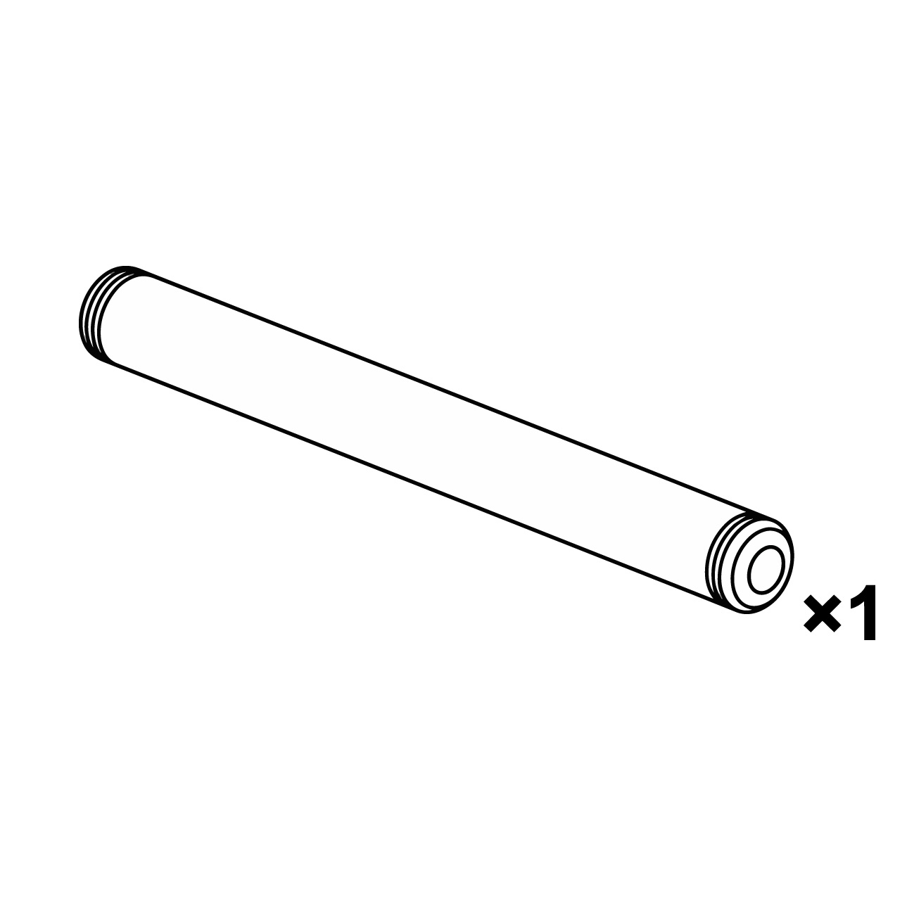 Axle Joint handle L=123mm
