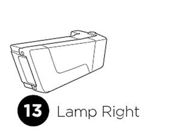 Lampe rechts EasyFold XT 933